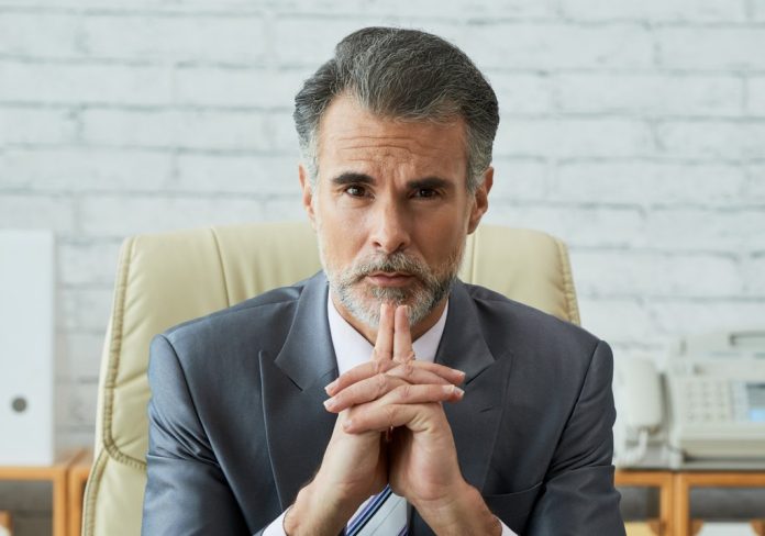 Senior businessman